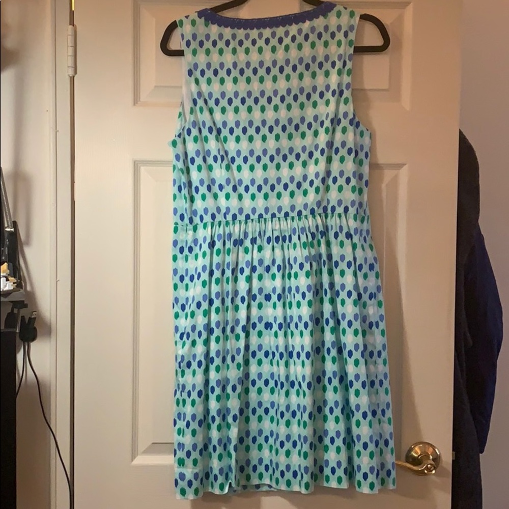 Vineyard Vines Fit & Flare Sleeves Polka Dot Dress - Picture 6 of 6